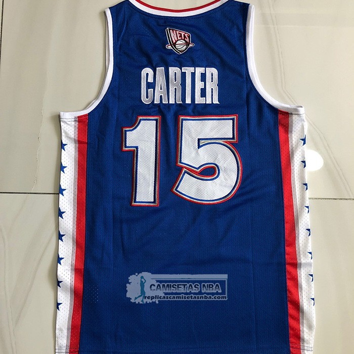 Camiseta All Star 2005 Brooklyn Nets Vince Carter NO 15 Azul